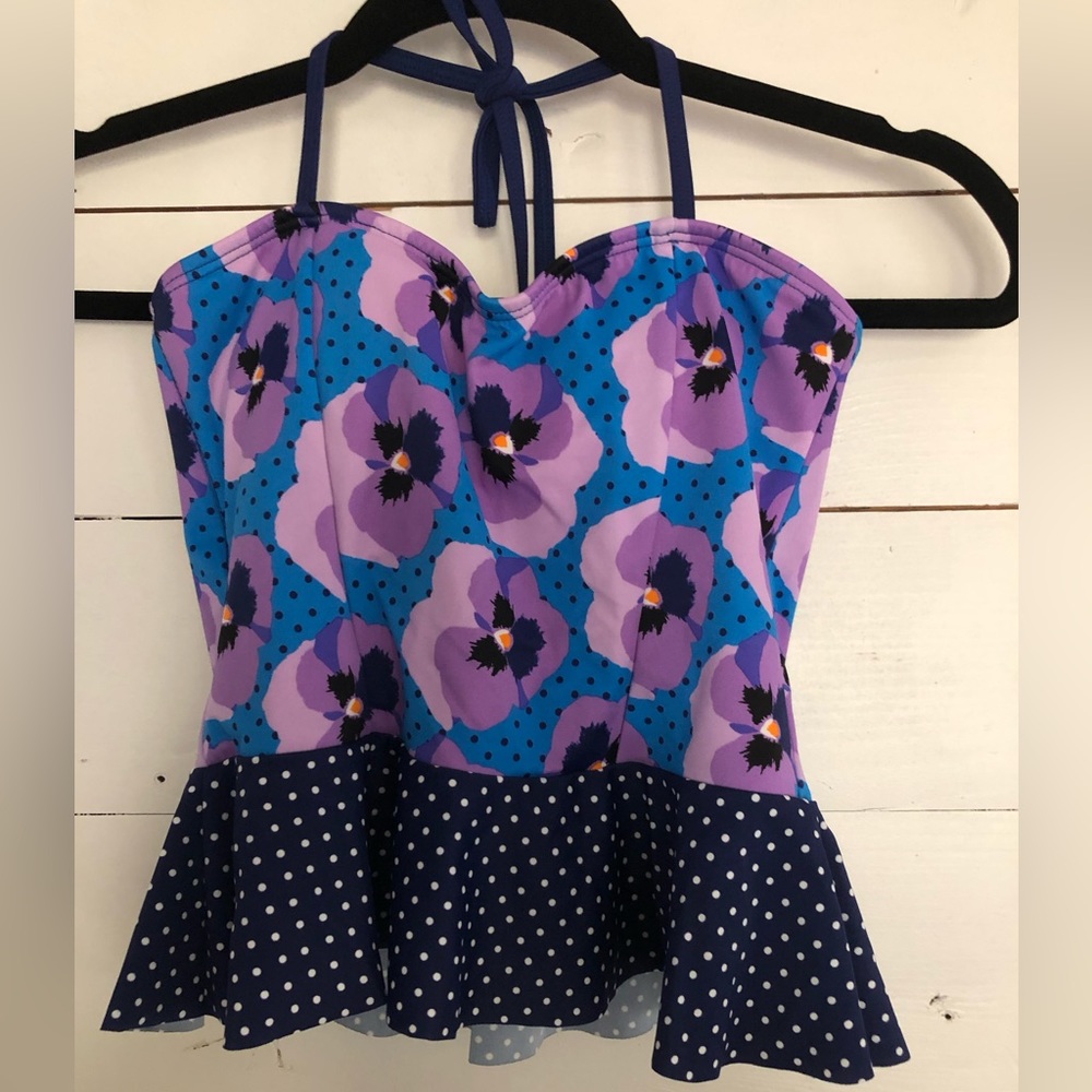 LimeRicki Peplum Tankini Swimsuit